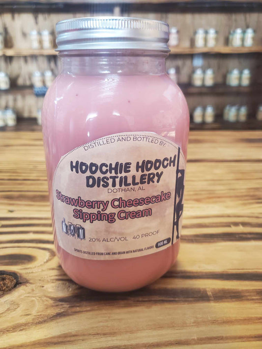 Strawberry Cheesecake Sipping Cream Moonshine